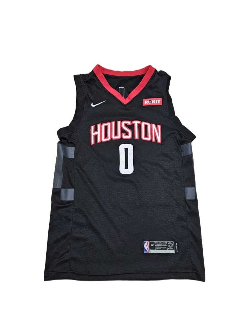 Houston Rockets Russell Westbrook #0 Nike Swingman Jersey Men 48 L Black